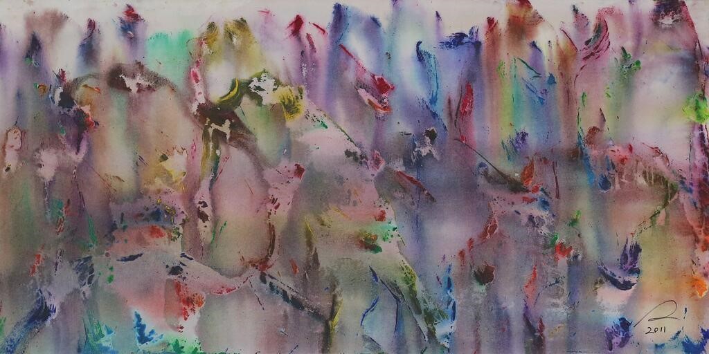 STANLEY LINDWASSER ACRYLIC ON