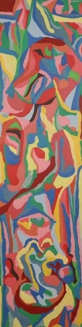 STANLEY LINDWASSER ACRYLIC ON