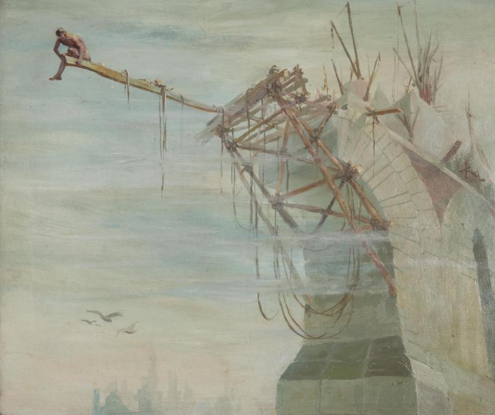 STANLEY MELTZOFF OIL ON