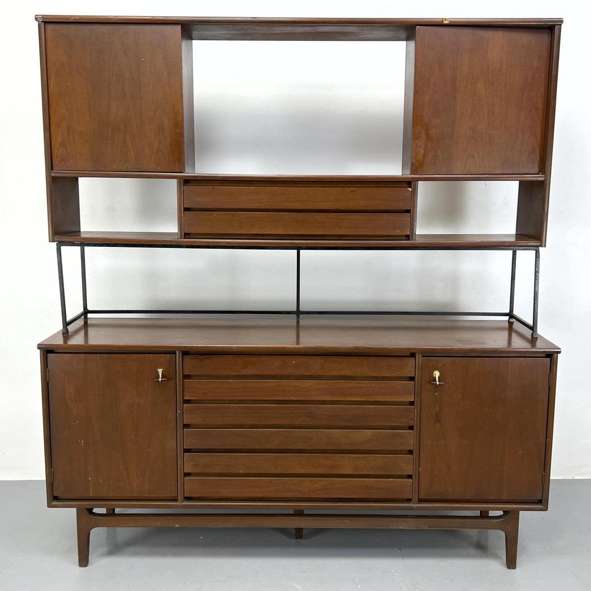 Stanley two tiered credenza.