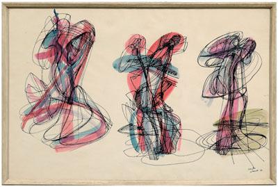 Stanley W. Hayter watercolor