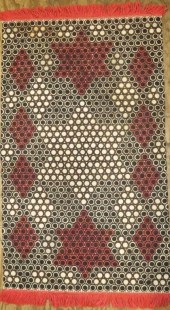 STAR DESIGN PENNY RUGca. late