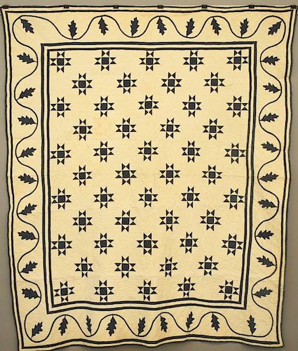STAR & OAK LEAF PATCHWORK QUILTA