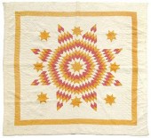 Star of Bethlehem pieced quilt