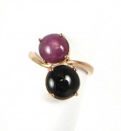STAR RUBY, CAT'S EYE DIOPSIDE