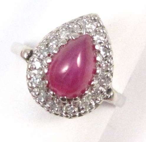 STAR RUBY DIAMOND AND TEN KARAT