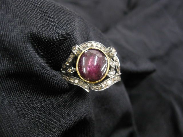 Star Ruby & Diamond Ring 8 carat