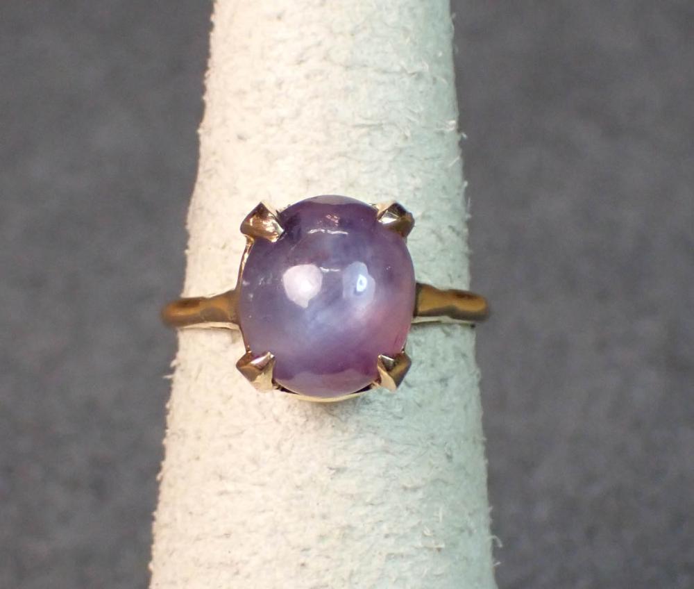 STAR SAPPHIRE AND FOURTEEN KARAT