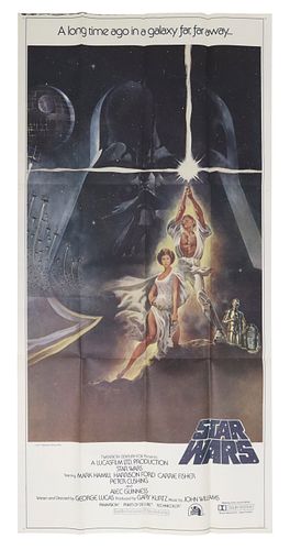 STAR WARS 1977 ORIGNAL 3-SHEET