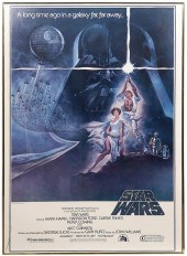 STAR WARS VINTAGE 1977 FRAMED