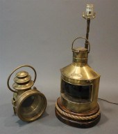 STARBOARD LANTERN MOUNTED AS L