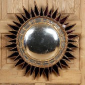 STARBURST FORM GILT MIRROR MAN