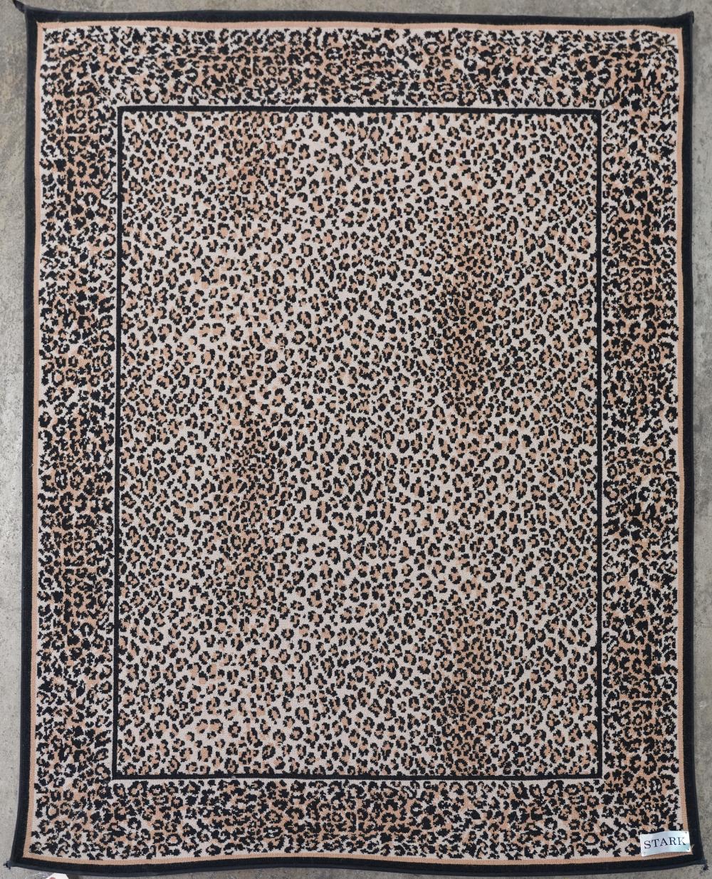 STARK LEOPARD PRINT RUGStark