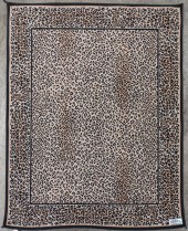 STARK LEOPARD PRINT RUGStark L