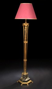 Stately Gilt-Brass and Marble
