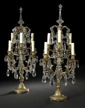 Stately Pair of French Gilt-Br
