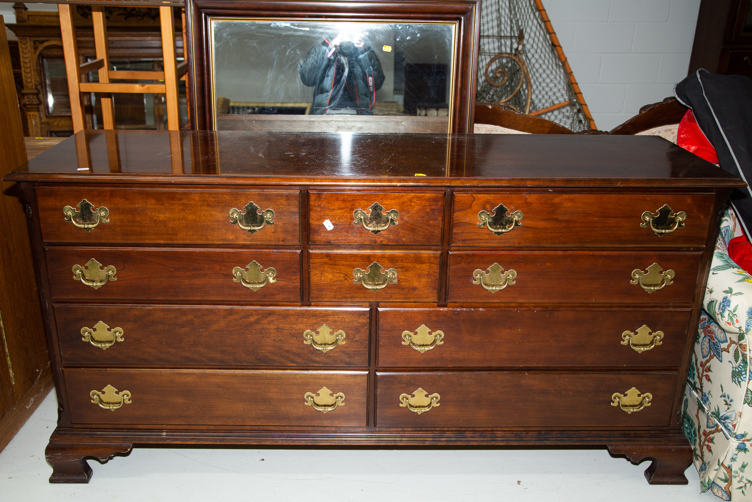 STATTON CHIPPENDALE STYLE CHERRY