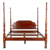 STATTON SOLID CHERRY CARVED PO