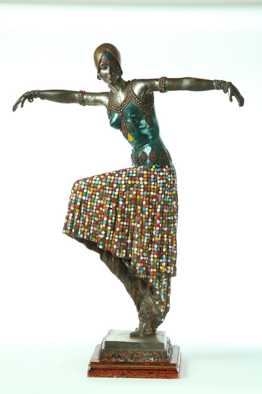 STATUE OF A DANCER (EUROPEAN  2ND