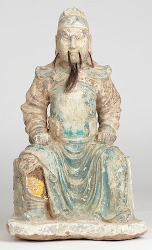 STATUE OF CHINESE GOD OF WAR,