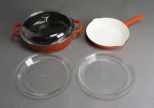 STAUB LIDDED CASSEROLE, TWO PY