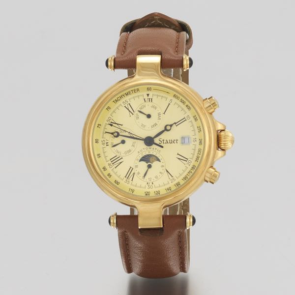 STAUER TRIPLE CALANDER MOONPHASE