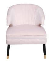 STAZIA VELVET UPHOLSTERED WING