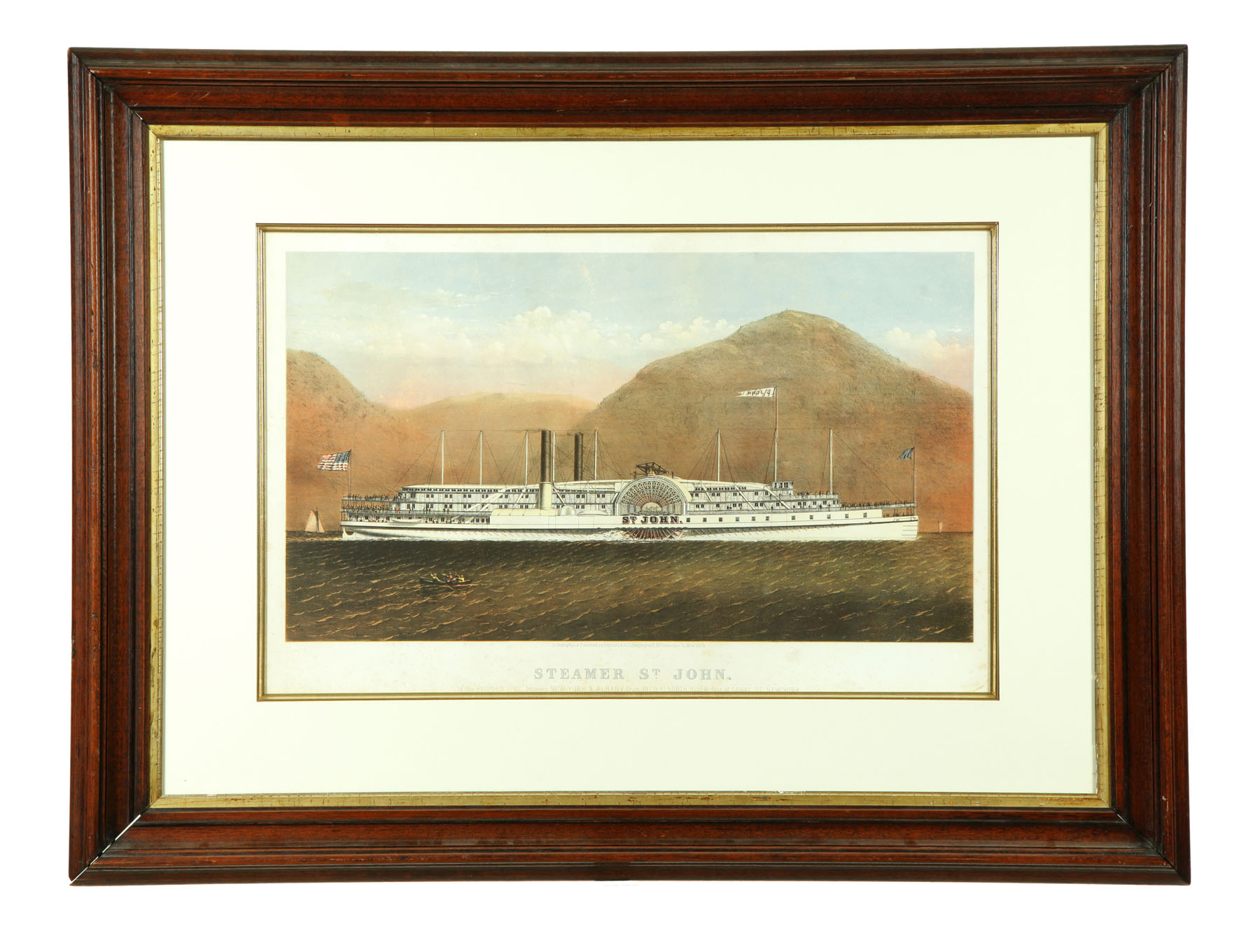 STEAMER ST. JOHN PRINT.  Second