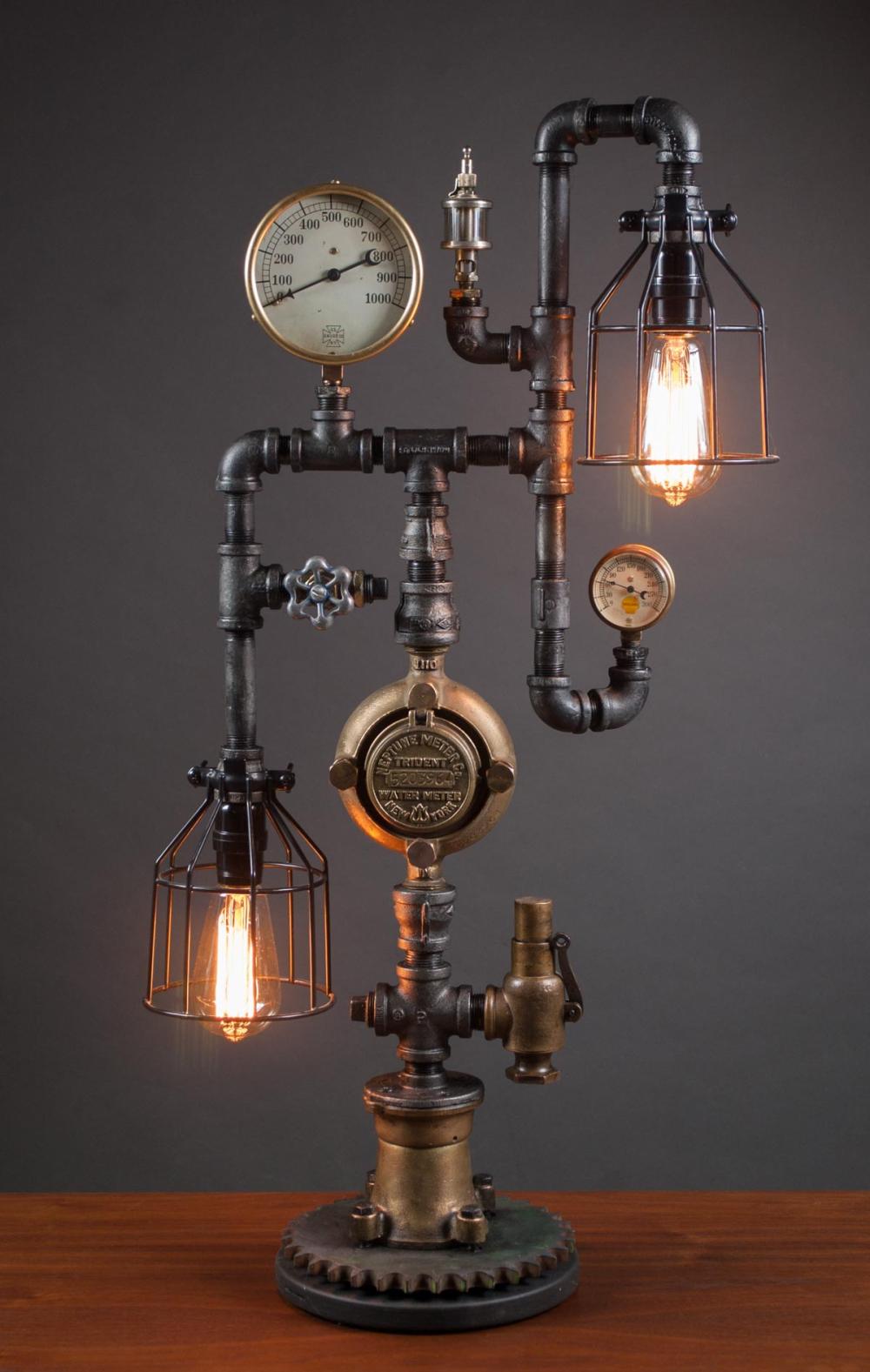 STEAMPUNK LAMP, GLENN SCHEUBREIN