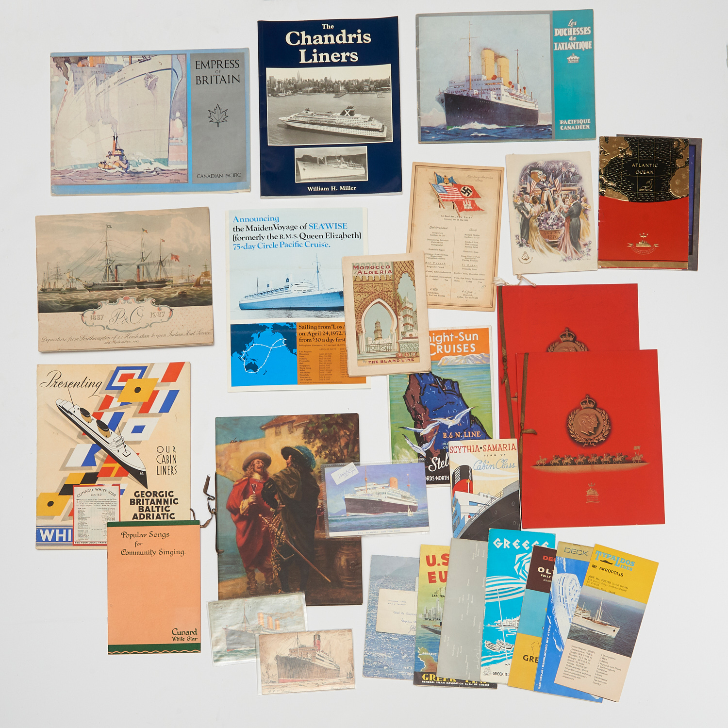 STEAMSHIP OCEAN LINER PAPER