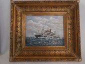 STEAMSHIP PAINTINGSmall modern