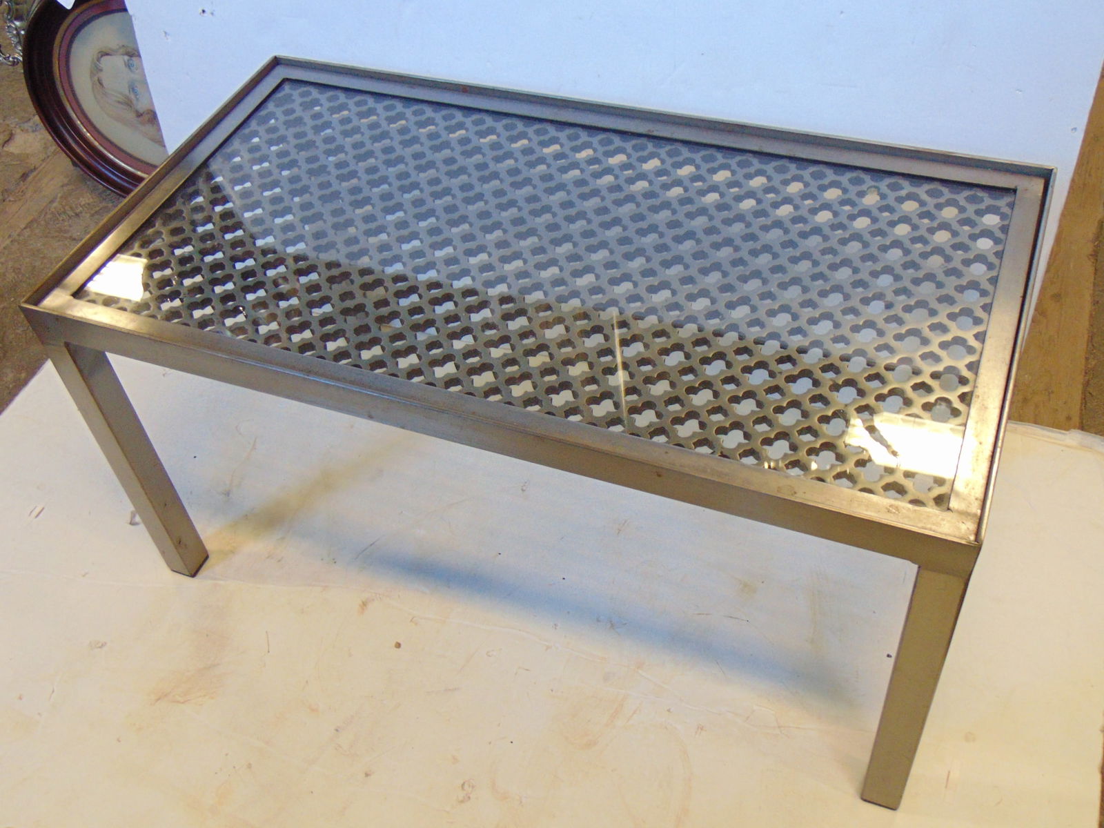 STEEL COFFEE TABLE MADE FROM SHIP'S