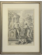 STEEL ENGRAVING - 17th c. Ital