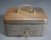 STEEL MONEY BOX WITH FOREIGN C
