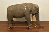 STEIFF ELEPHANT PULL TOY. Folk