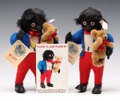 STEIFF GOLLIE G AND TEDDI B LI