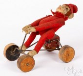 STEIFF JOCKO BELLHOP MONKEY PU