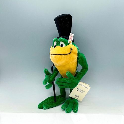 STEIFF MICHIGAN J. FROG STUFFED