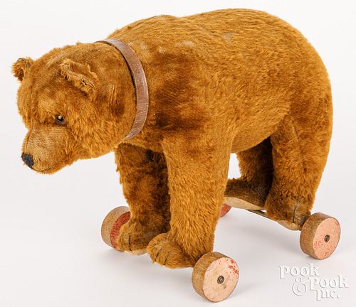 STEIFF MOHAIR BEAR PULL TOYSteiff