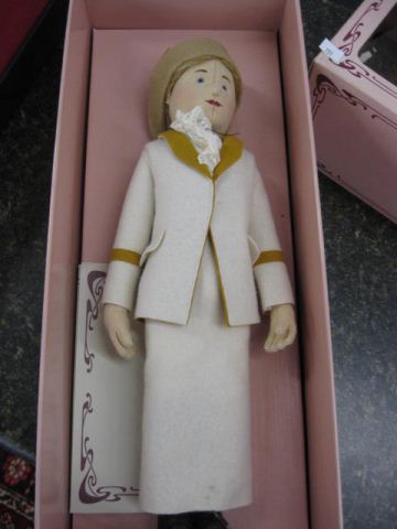 Steiff Plush Toy of a Woman mint in