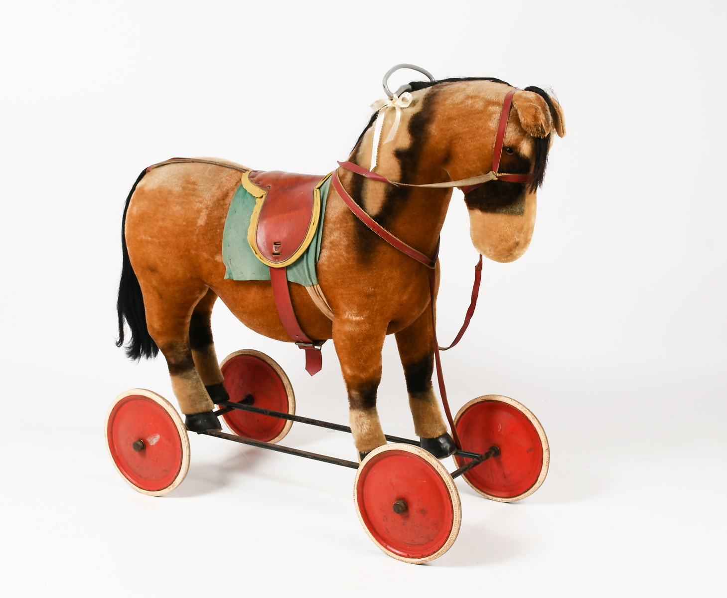 STEIFF PULL TOY HORSE: German