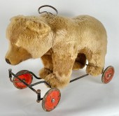 STEIFF RIDE-ON BEAR MID-20TH C
