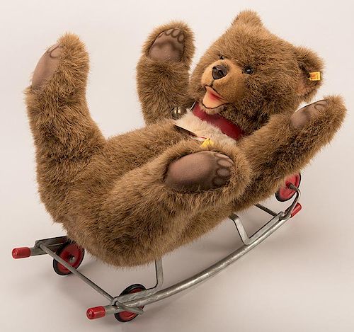 STEIFF ROCKING BEAR WITH