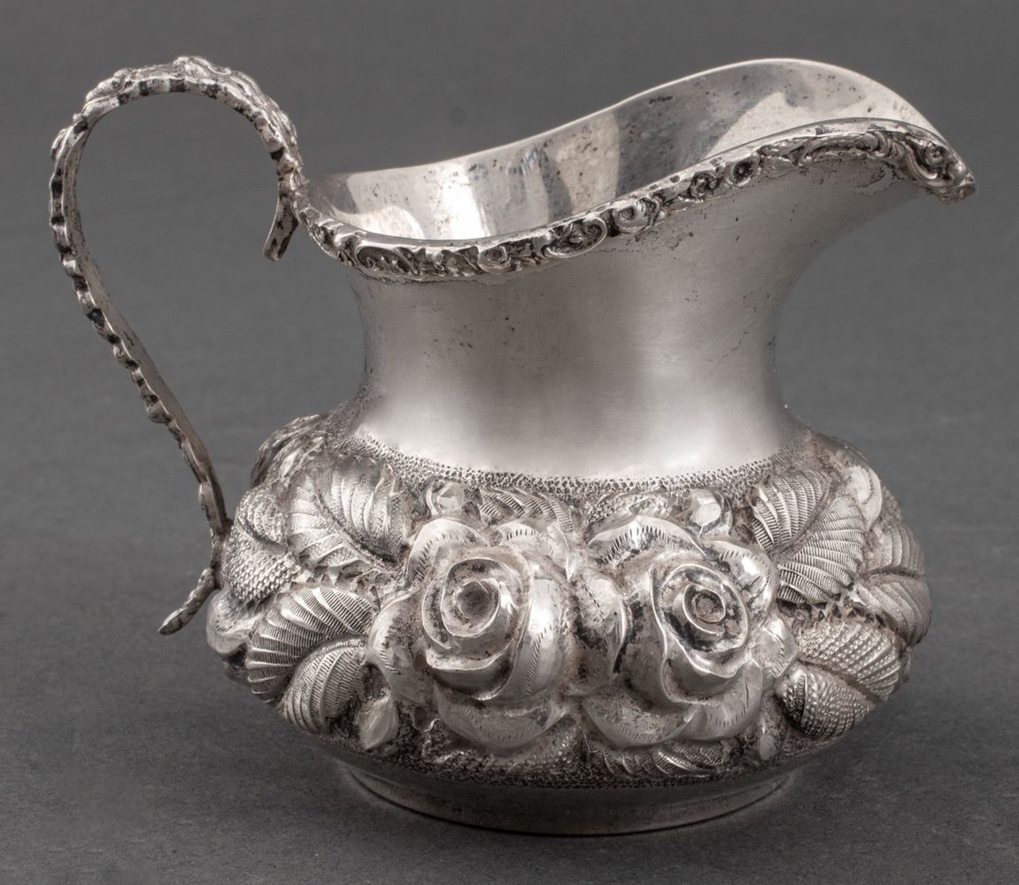 STEIFF STERLING SILVER ROSE PATTERN