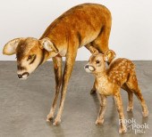 STEIFF STUDIO MOHAIR DEER AND