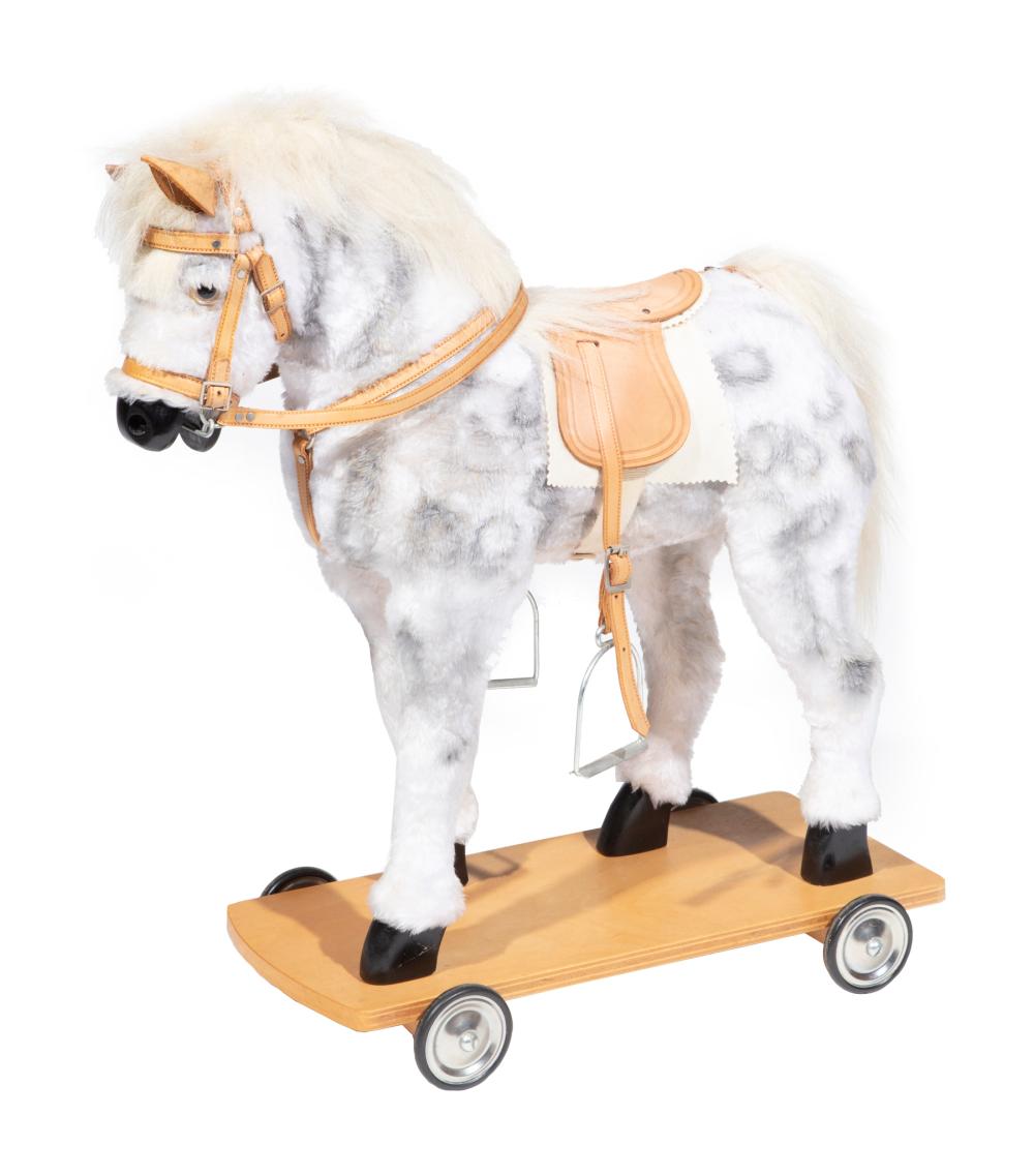STEIFF-STYLE HORSE ON