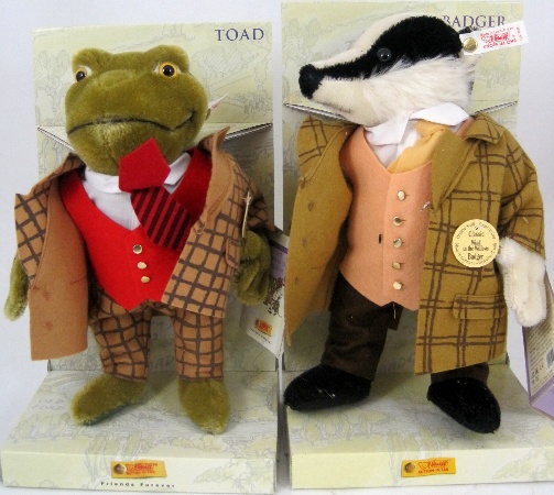 Steiff Teddy Bears Badger and