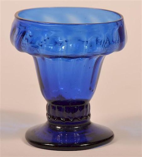 STEIGEL TYPE COBALT BLUE FOOTED