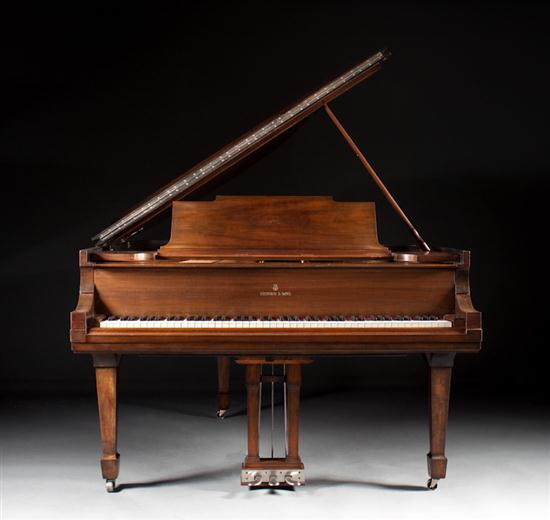 Steinway and Sons mahogany cased