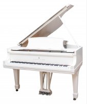 STEINWAY B GRAND PIANO IN WHIT